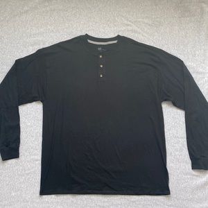 Mens Hanes Henley